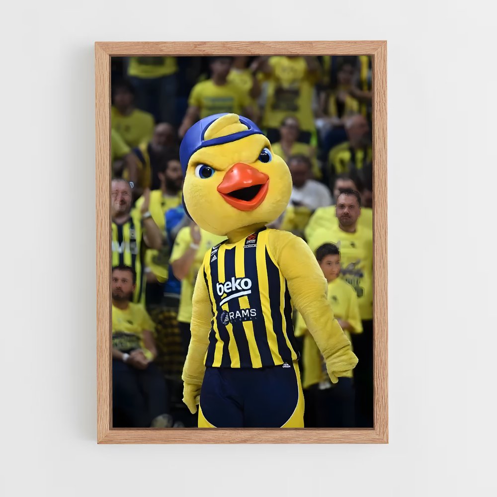 Poster Mascotte Fenerbahce – affiche Basketball (vue 4)